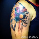 Фото рисунка тату череп 24.11.2018 №089 - photo tattoo skull - tattoo-photo.ru