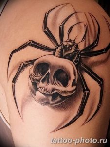 Фото рисунка тату череп 24.11.2018 №090 - photo tattoo skull - tattoo-photo.ru