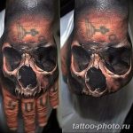 Фото рисунка тату череп 24.11.2018 №094 - photo tattoo skull - tattoo-photo.ru