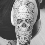 Фото рисунка тату череп 24.11.2018 №096 - photo tattoo skull - tattoo-photo.ru