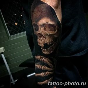 Фото рисунка тату череп 24.11.2018 №104 - photo tattoo skull - tattoo-photo.ru