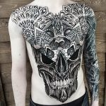 Фото рисунка тату череп 24.11.2018 №108 - photo tattoo skull - tattoo-photo.ru