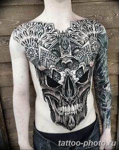 Фото рисунка тату череп 24.11.2018 №108 - photo tattoo skull - tattoo-photo.ru