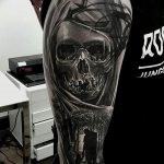 Фото рисунка тату череп 24.11.2018 №111 - photo tattoo skull - tattoo-photo.ru