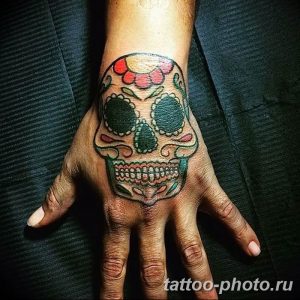 Фото рисунка тату череп 24.11.2018 №118 - photo tattoo skull - tattoo-photo.ru