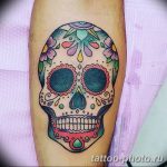 Фото рисунка тату череп 24.11.2018 №121 - photo tattoo skull - tattoo-photo.ru