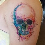 Фото рисунка тату череп 24.11.2018 №123 - photo tattoo skull - tattoo-photo.ru