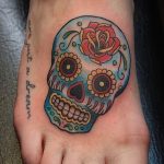 Фото рисунка тату череп 24.11.2018 №124 - photo tattoo skull - tattoo-photo.ru