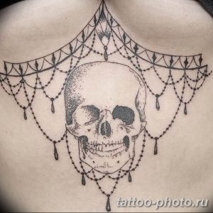 Фото рисунка тату череп 24.11.2018 №129 - photo tattoo skull - tattoo-photo.ru