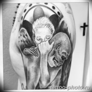 Фото рисунка тату череп 24.11.2018 №132 - photo tattoo skull - tattoo-photo.ru