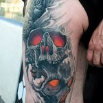 Фото рисунка тату череп 24.11.2018 №134 - photo tattoo skull - tattoo-photo.ru