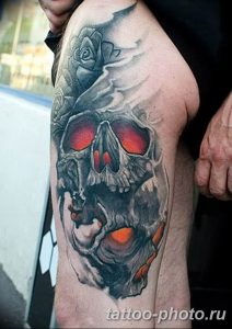 Фото рисунка тату череп 24.11.2018 №134 - photo tattoo skull - tattoo-photo.ru
