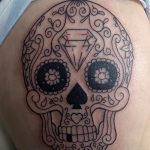 Фото рисунка тату череп 24.11.2018 №141 - photo tattoo skull - tattoo-photo.ru