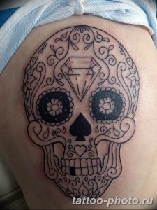 Фото рисунка тату череп 24.11.2018 №141 - photo tattoo skull - tattoo-photo.ru