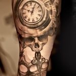 Фото рисунка тату череп 24.11.2018 №151 - photo tattoo skull - tattoo-photo.ru