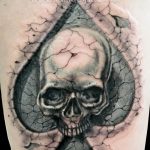 Фото рисунка тату череп 24.11.2018 №158 - photo tattoo skull - tattoo-photo.ru