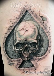 Фото рисунка тату череп 24.11.2018 №158 - photo tattoo skull - tattoo-photo.ru