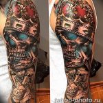 Фото рисунка тату череп 24.11.2018 №164 - photo tattoo skull - tattoo-photo.ru