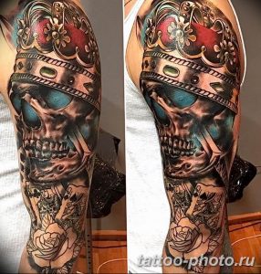 Фото рисунка тату череп 24.11.2018 №164 - photo tattoo skull - tattoo-photo.ru