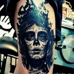 Фото рисунка тату череп 24.11.2018 №168 - photo tattoo skull - tattoo-photo.ru