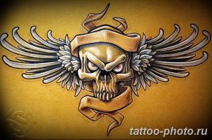 Фото рисунка тату череп 24.11.2018 №177 - photo tattoo skull - tattoo-photo.ru