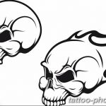 Фото рисунка тату череп 24.11.2018 №181 - photo tattoo skull - tattoo-photo.ru