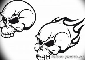 Фото рисунка тату череп 24.11.2018 №181 - photo tattoo skull - tattoo-photo.ru