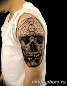 Фото рисунка тату череп 24.11.2018 №182 - photo tattoo skull - tattoo-photo.ru