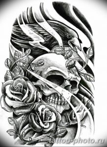Фото рисунка тату череп 24.11.2018 №184 - photo tattoo skull - tattoo-photo.ru