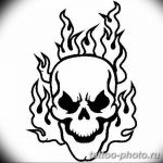 Фото рисунка тату череп 24.11.2018 №185 - photo tattoo skull - tattoo-photo.ru