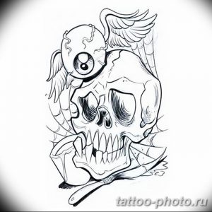 Фото рисунка тату череп 24.11.2018 №187 - photo tattoo skull - tattoo-photo.ru