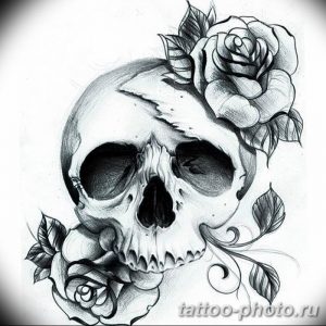 Фото рисунка тату череп 24.11.2018 №189 - photo tattoo skull - tattoo-photo.ru