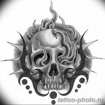 Фото рисунка тату череп 24.11.2018 №190 - photo tattoo skull - tattoo-photo.ru