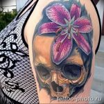 Фото рисунка тату череп 24.11.2018 №199 - photo tattoo skull - tattoo-photo.ru