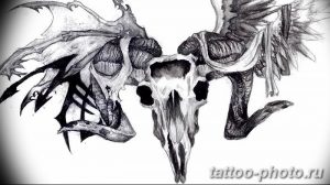 Фото рисунка тату череп 24.11.2018 №204 - photo tattoo skull - tattoo-photo.ru