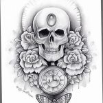 Фото рисунка тату череп 24.11.2018 №207 - photo tattoo skull - tattoo-photo.ru