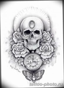 Фото рисунка тату череп 24.11.2018 №207 - photo tattoo skull - tattoo-photo.ru