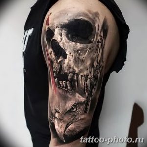 Фото рисунка тату череп 24.11.2018 №212 - photo tattoo skull - tattoo-photo.ru