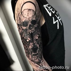 Фото рисунка тату череп 24.11.2018 №223 - photo tattoo skull - tattoo-photo.ru