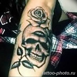 Фото рисунка тату череп 24.11.2018 №226 - photo tattoo skull - tattoo-photo.ru