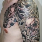 Фото рисунка тату череп 24.11.2018 №229 - photo tattoo skull - tattoo-photo.ru