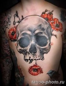 Фото рисунка тату череп 24.11.2018 №232 - photo tattoo skull - tattoo-photo.ru