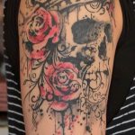 Фото рисунка тату череп 24.11.2018 №237 - photo tattoo skull - tattoo-photo.ru