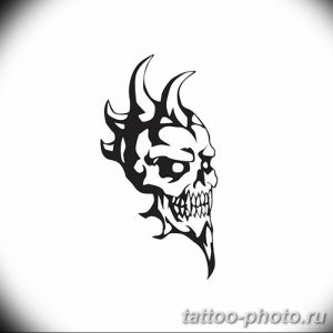 Фото рисунка тату череп 24.11.2018 №239 - photo tattoo skull - tattoo-photo.ru