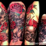 Фото рисунка тату череп 24.11.2018 №256 - photo tattoo skull - tattoo-photo.ru