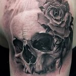 Фото рисунка тату череп 24.11.2018 №260 - photo tattoo skull - tattoo-photo.ru