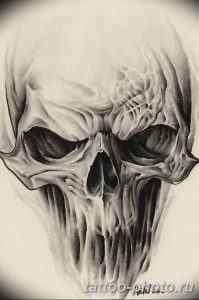 Фото рисунка тату череп 24.11.2018 №265 - photo tattoo skull - tattoo-photo.ru