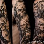 Фото рисунка тату череп 24.11.2018 №272 - photo tattoo skull - tattoo-photo.ru