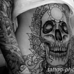 Фото рисунка тату череп 24.11.2018 №273 - photo tattoo skull - tattoo-photo.ru