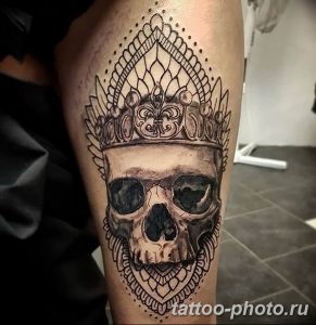 Фото рисунка тату череп 24.11.2018 №277 - photo tattoo skull - tattoo-photo.ru
